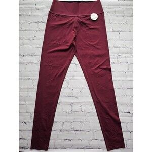Victoria’s Secret PINK Ultimate High Waist Leggings Burgundy Size S NWT